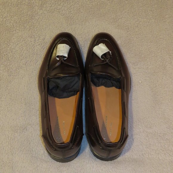 Ralph Lauren Purple Label Luther Brown Burnished Calfskin Loafer 9D NWB $1250 - Picture 6 of 12